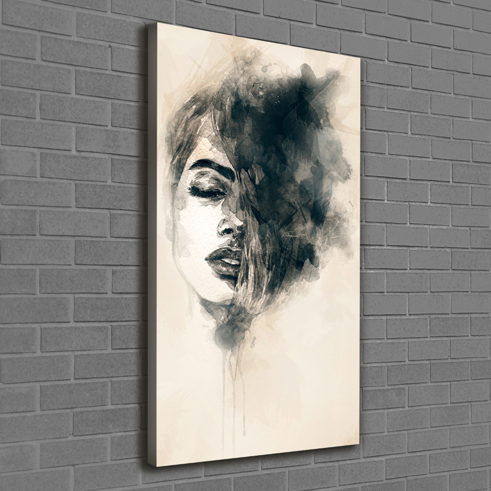 Tableau imprimé sur toile Abstraction femme