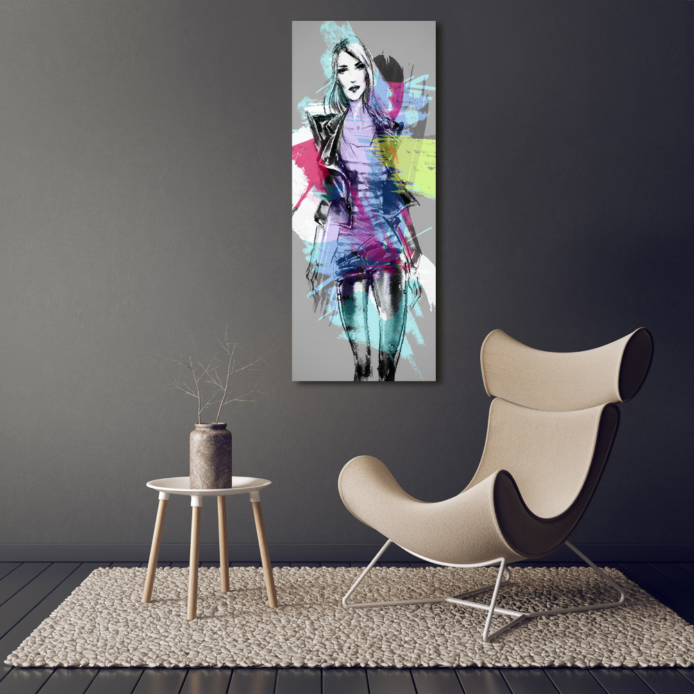 Tableau photo sur toile Abstraction femme