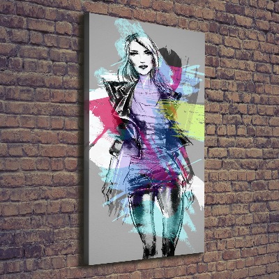 Tableau photo sur toile Abstraction femme