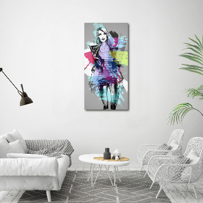 Tableau photo sur toile Abstraction femme