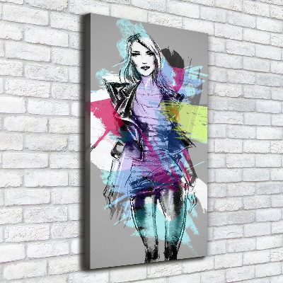 Tableau photo sur toile Abstraction femme