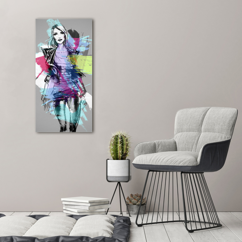 Tableau photo sur toile Abstraction femme