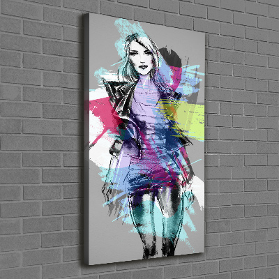 Tableau photo sur toile Abstraction femme