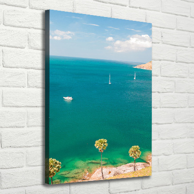 Tableau imprimé sur toile Yachts Thaïlande