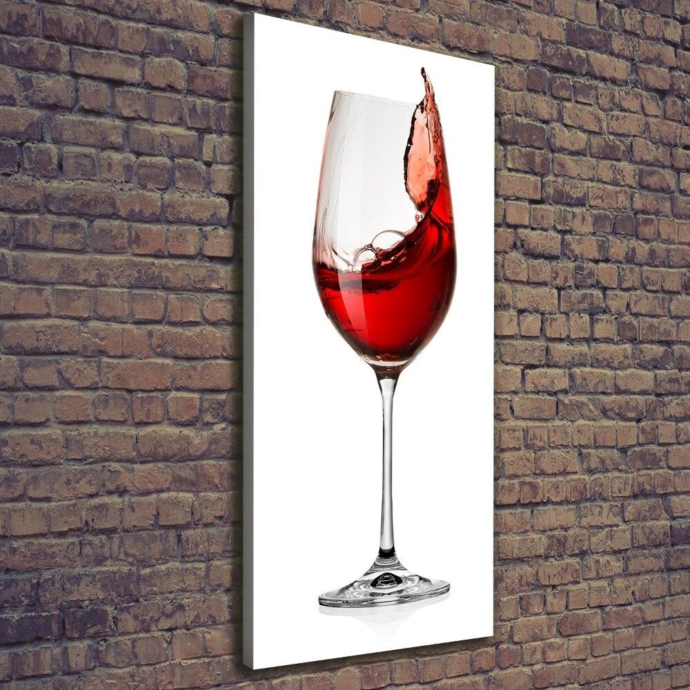 Tableau sur toile Vin rouge