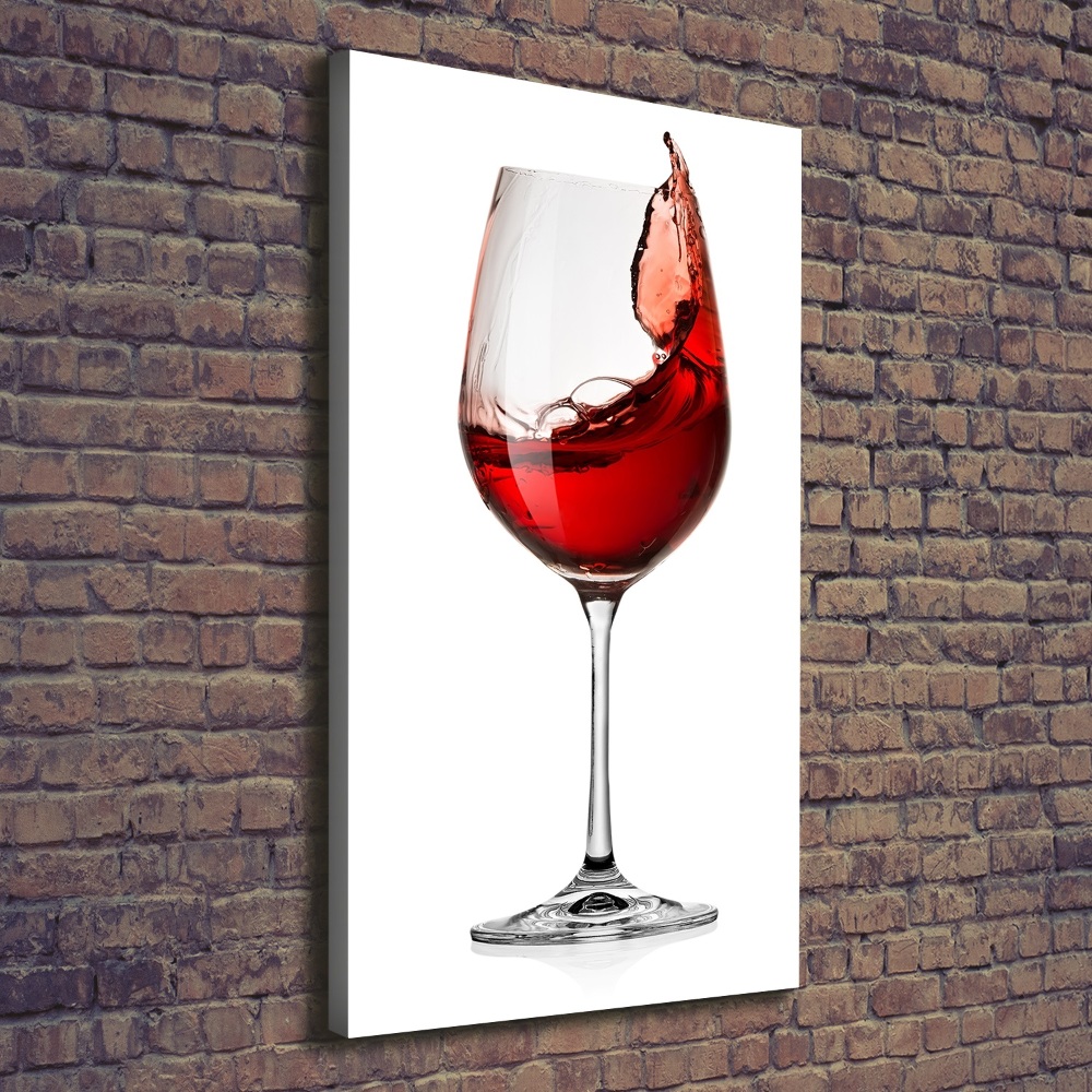 Tableau sur toile Vin rouge