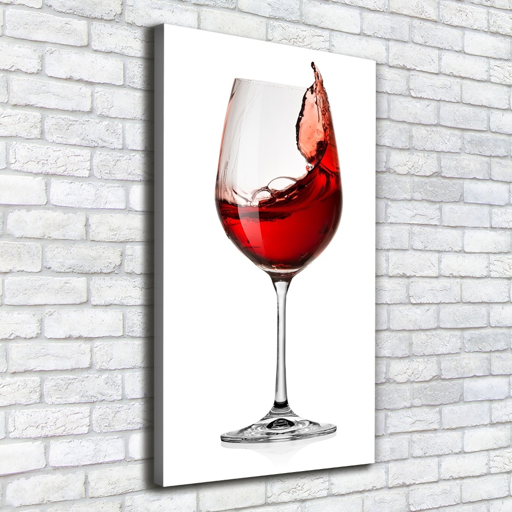 Tableau sur toile Vin rouge