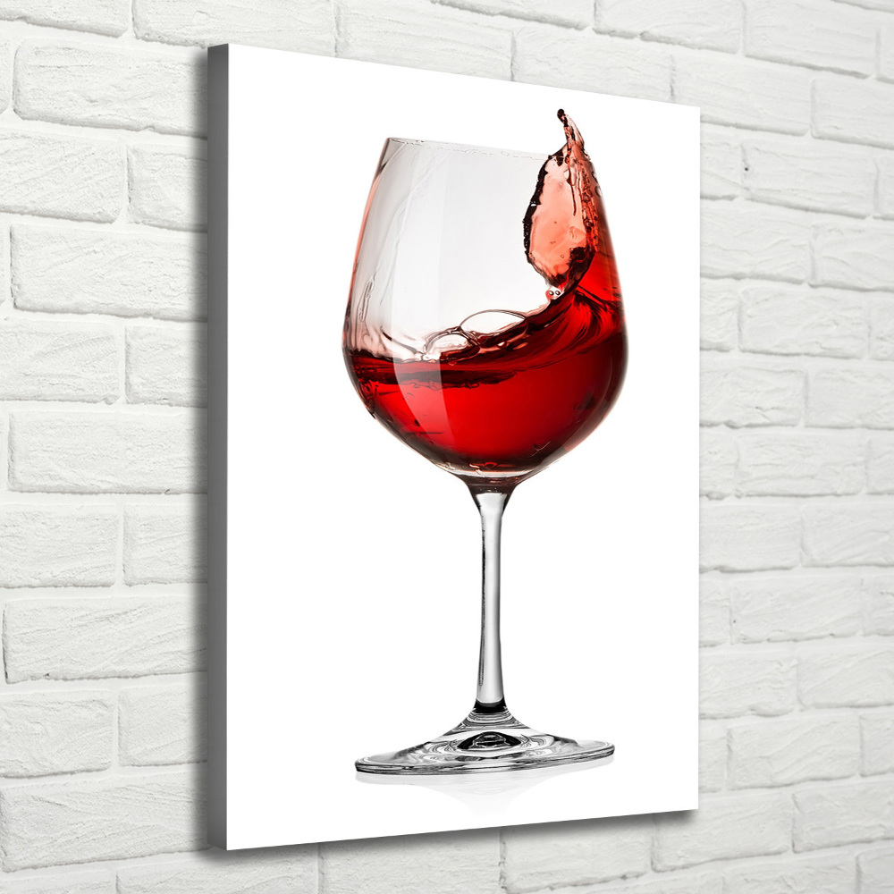 Tableau sur toile Vin rouge