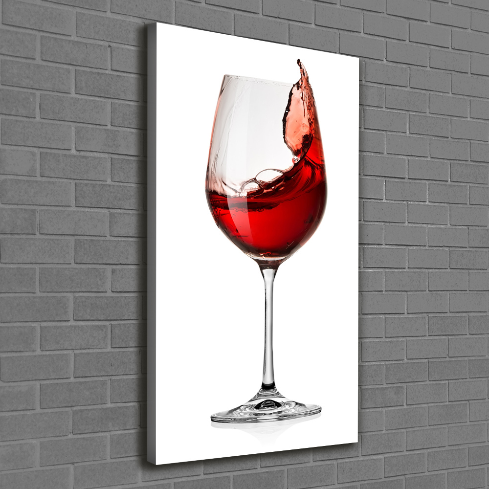 Tableau sur toile Vin rouge