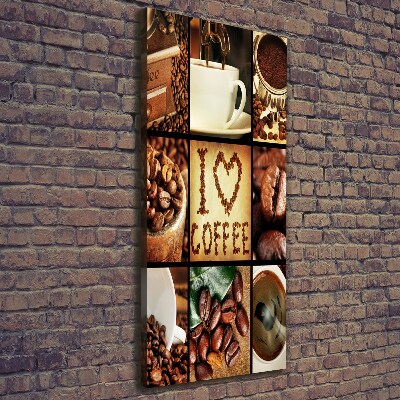 Tableau sur toile Collage de café