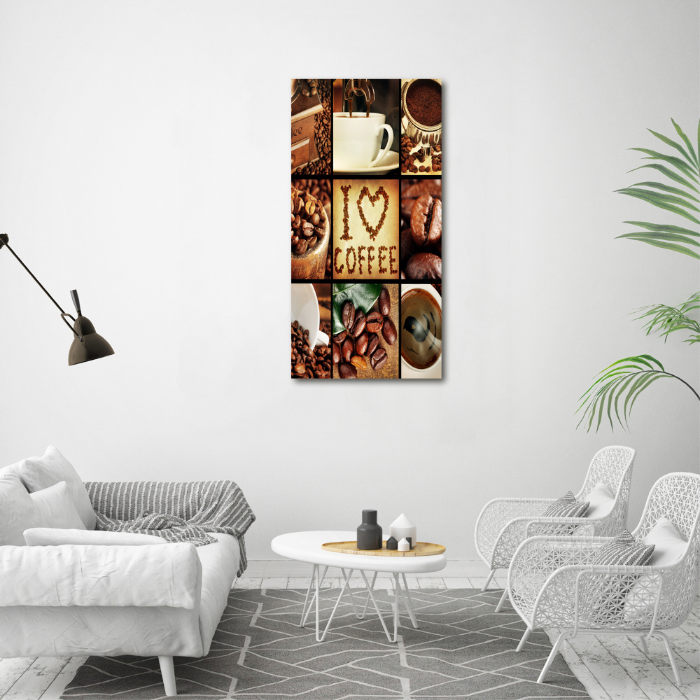 Tableau sur toile Collage de café