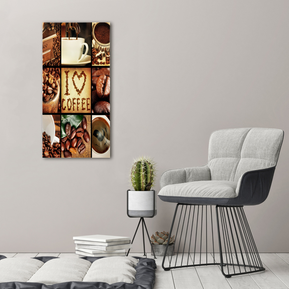 Tableau sur toile Collage de café