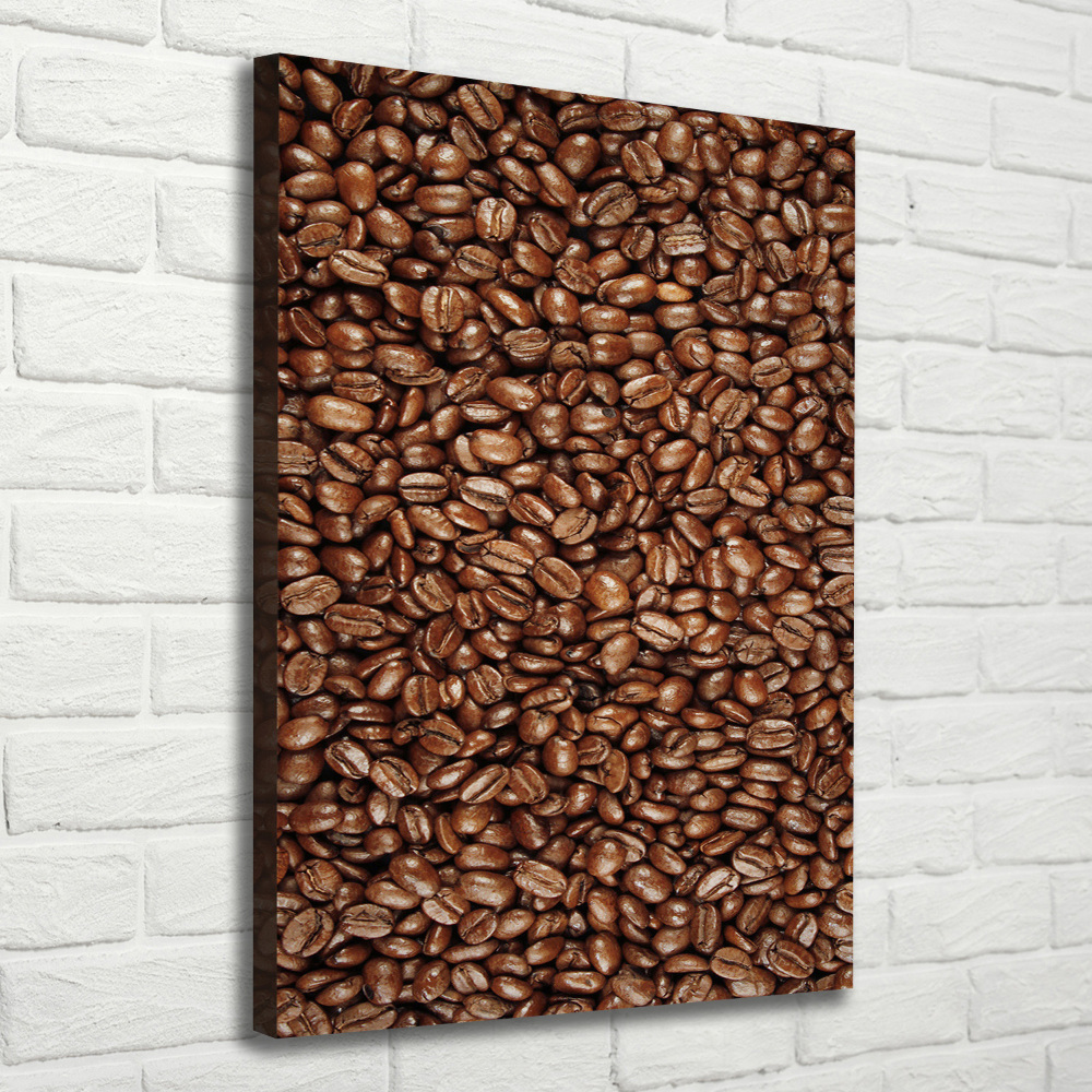 Tableau toile imprimée Des grains de café délicieux