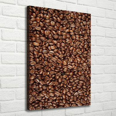 Tableau toile imprimée Des grains de café délicieux