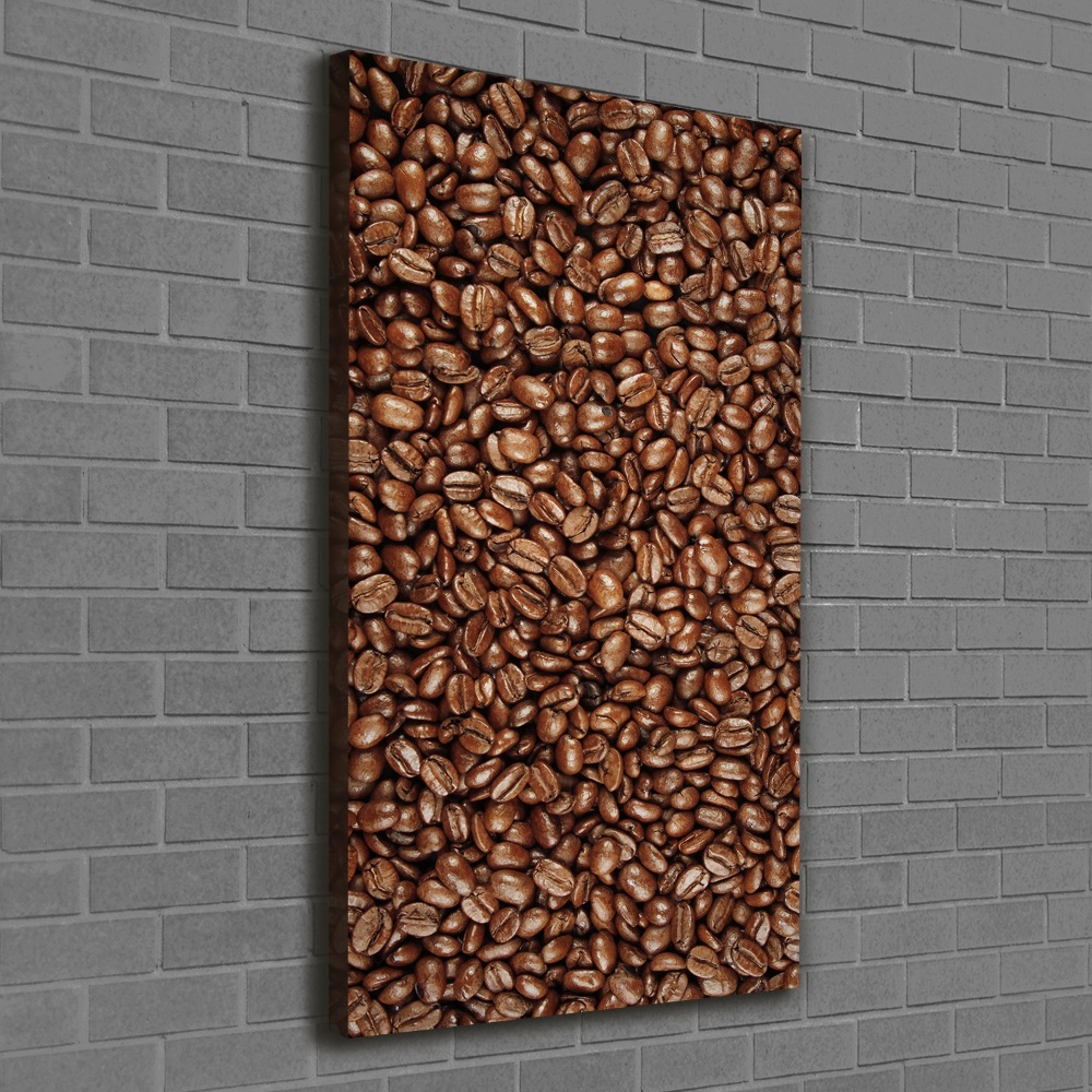 Tableau toile imprimée Des grains de café délicieux