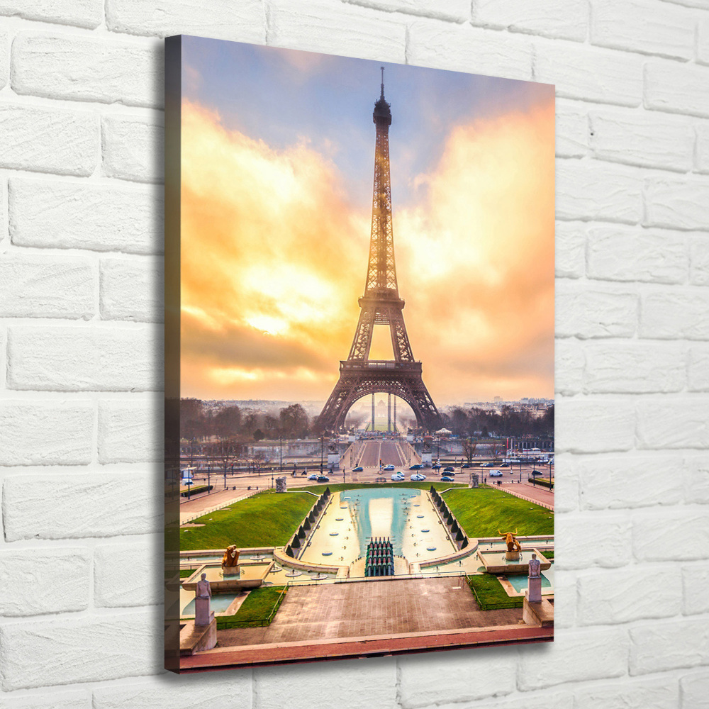 Tableau imprimé sur toile Tour Eiffel Paris