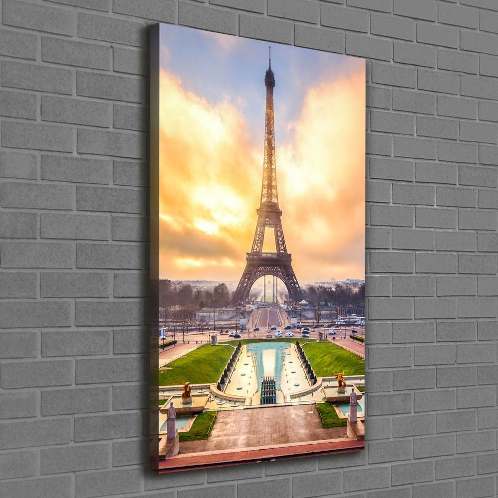 Tableau imprimé sur toile Tour Eiffel Paris