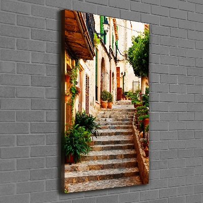 Tableau mural sur toile Ruelles en Espagne