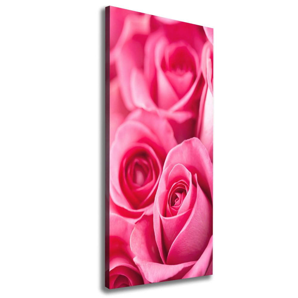 Tableau mural sur toile Roses roses