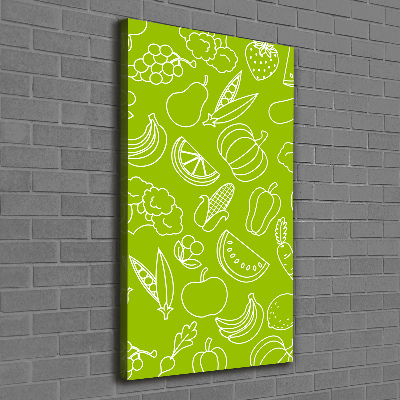 Tableau imprimé sur toile Légumes et fruits