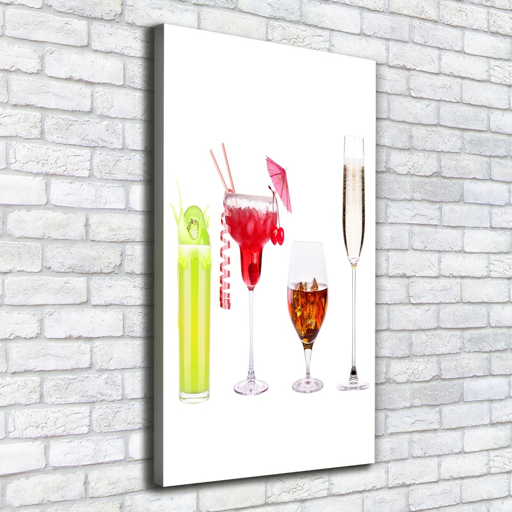 Tableau photo sur toile Cocktails colorés