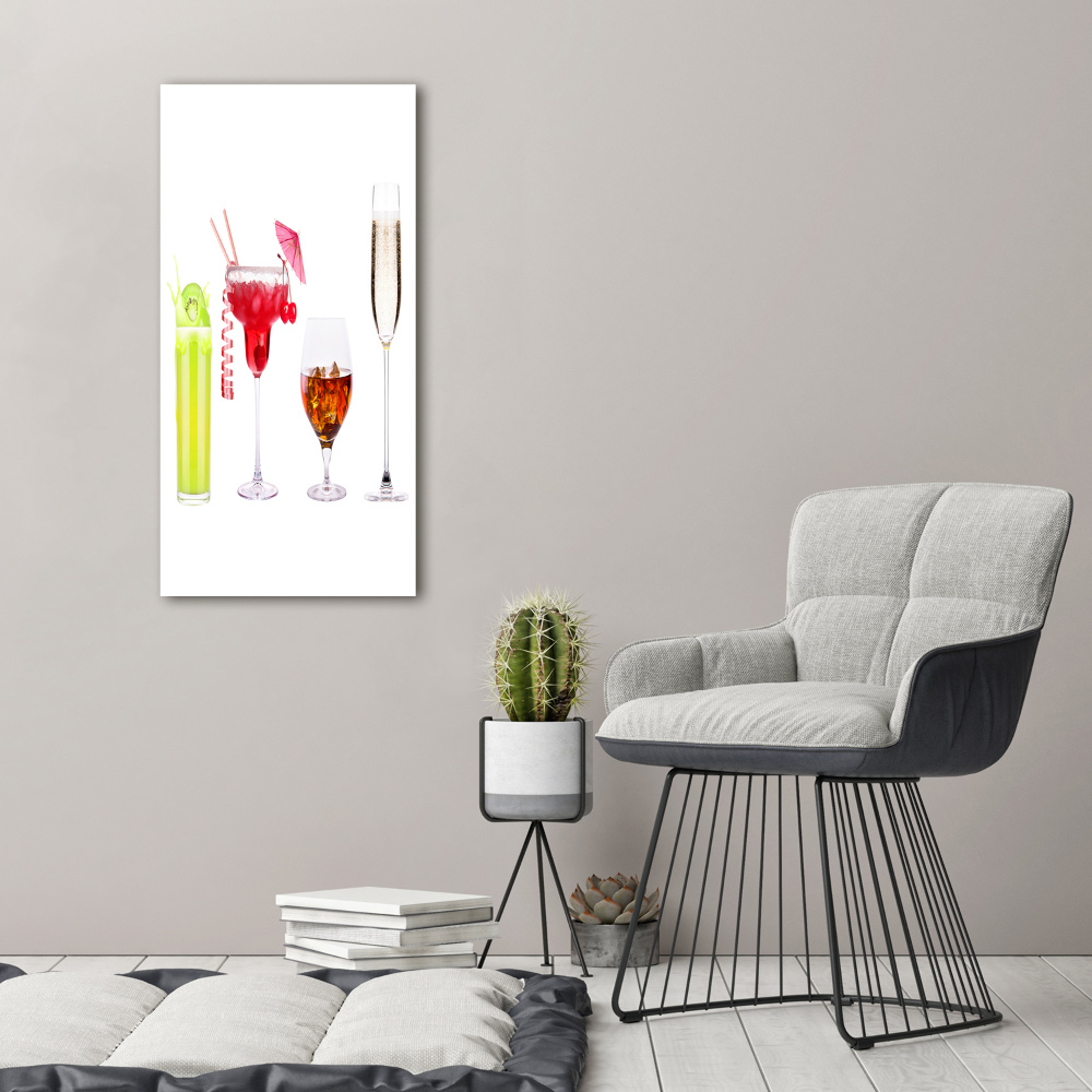 Tableau photo sur toile Cocktails colorés