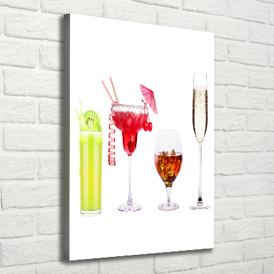 Tableau photo sur toile Cocktails colorés