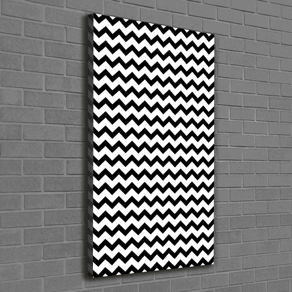 Tableau imprimé sur toile Zigzags