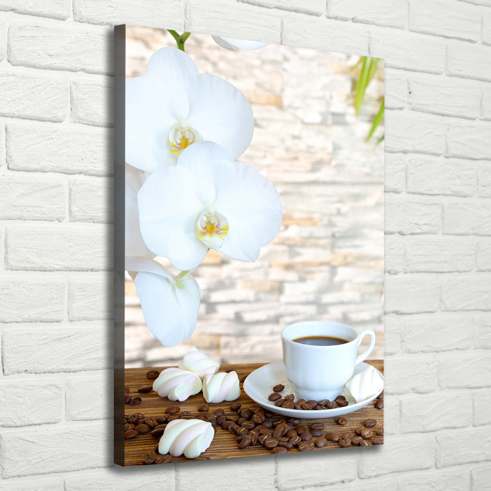 Tableau photo sur toile Café noir