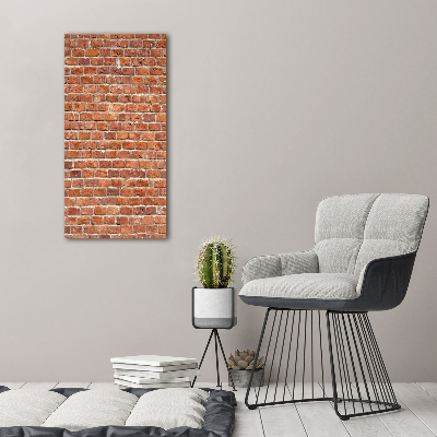 Tableau mural sur toile Mur en briques d'argile