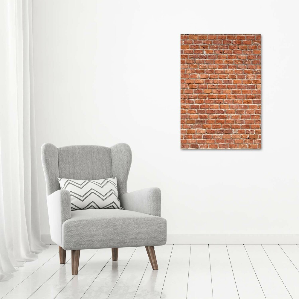 Tableau mural sur toile Mur en briques d'argile