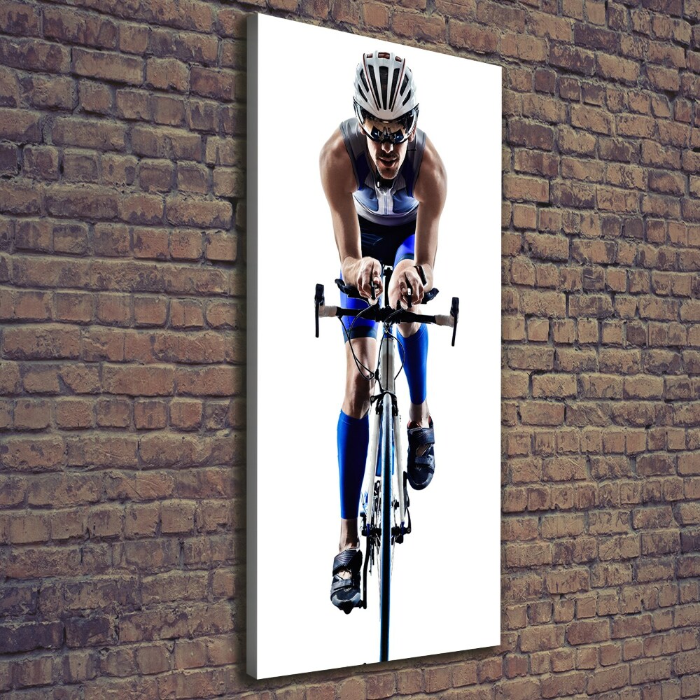 Tableau photo sur toile Cycliste