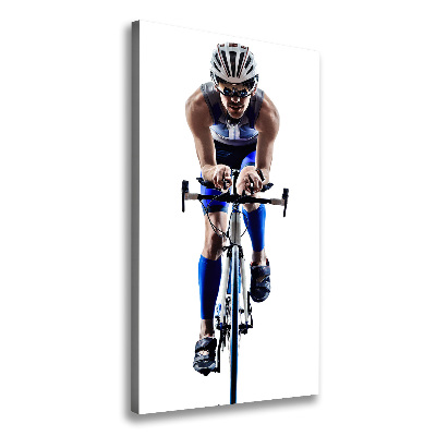 Tableau photo sur toile Cycliste