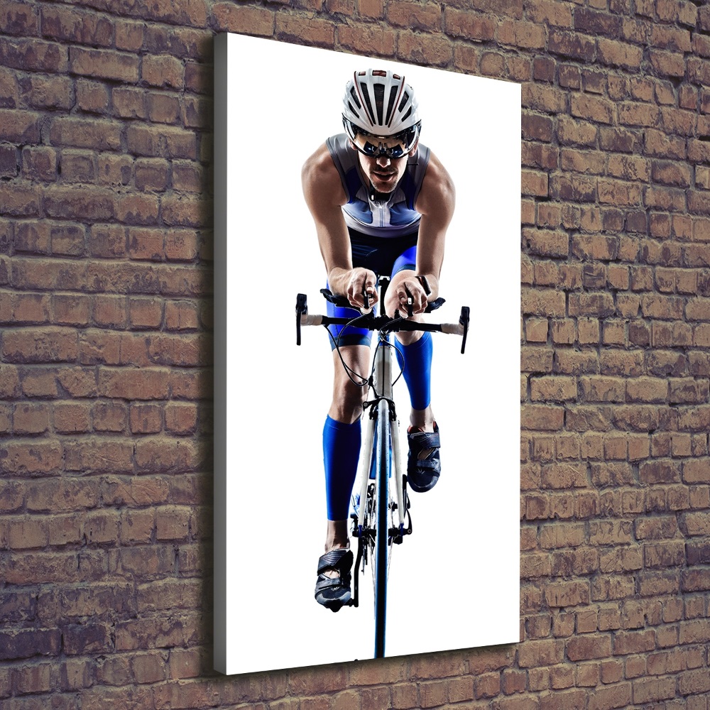 Tableau photo sur toile Cycliste