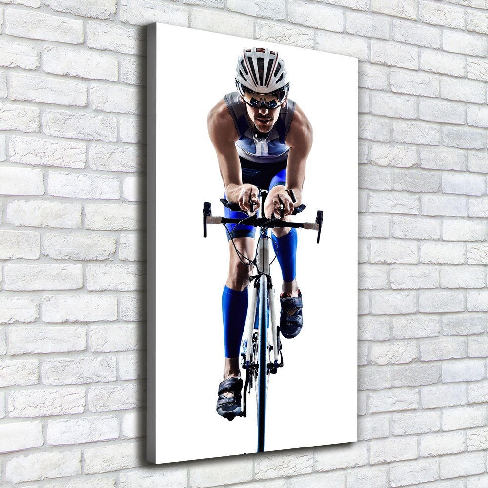 Tableau photo sur toile Cycliste