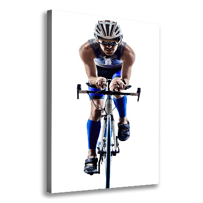 Tableau photo sur toile Cycliste