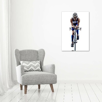 Tableau photo sur toile Cycliste