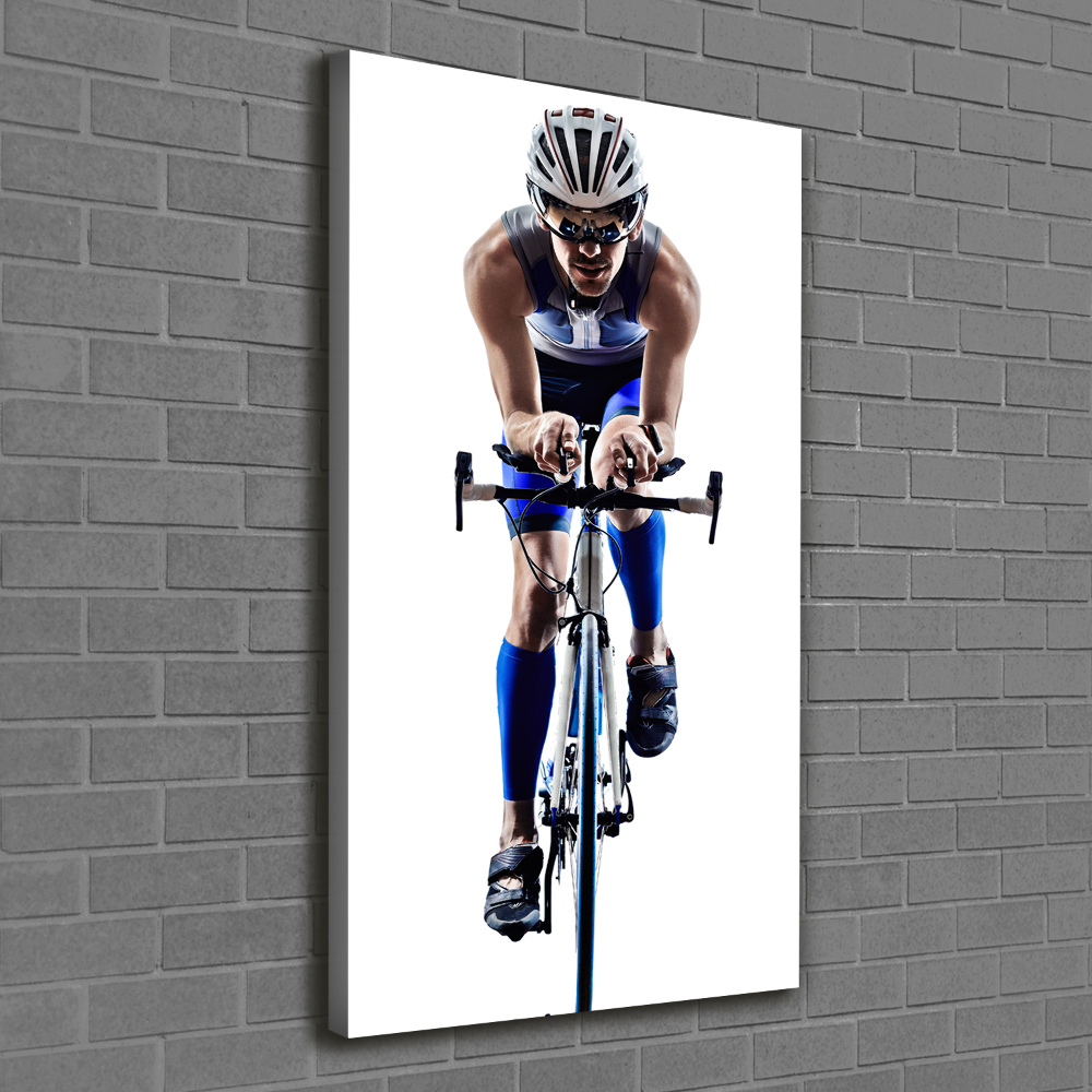 Tableau photo sur toile Cycliste