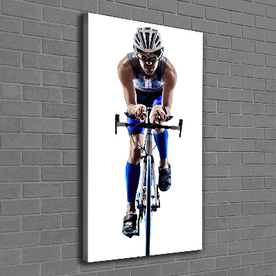 Tableau photo sur toile Cycliste