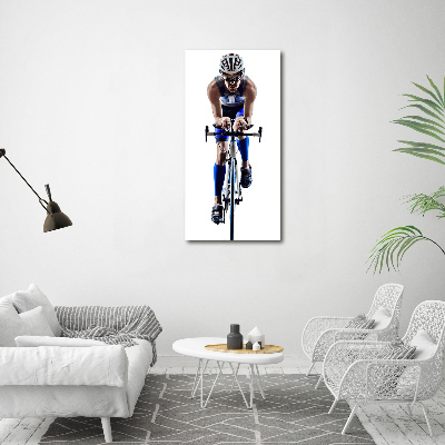 Tableau photo sur toile Cycliste