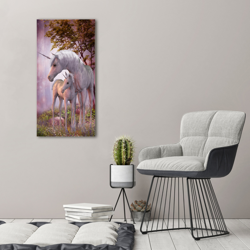 Tableau photo sur toile Licornes