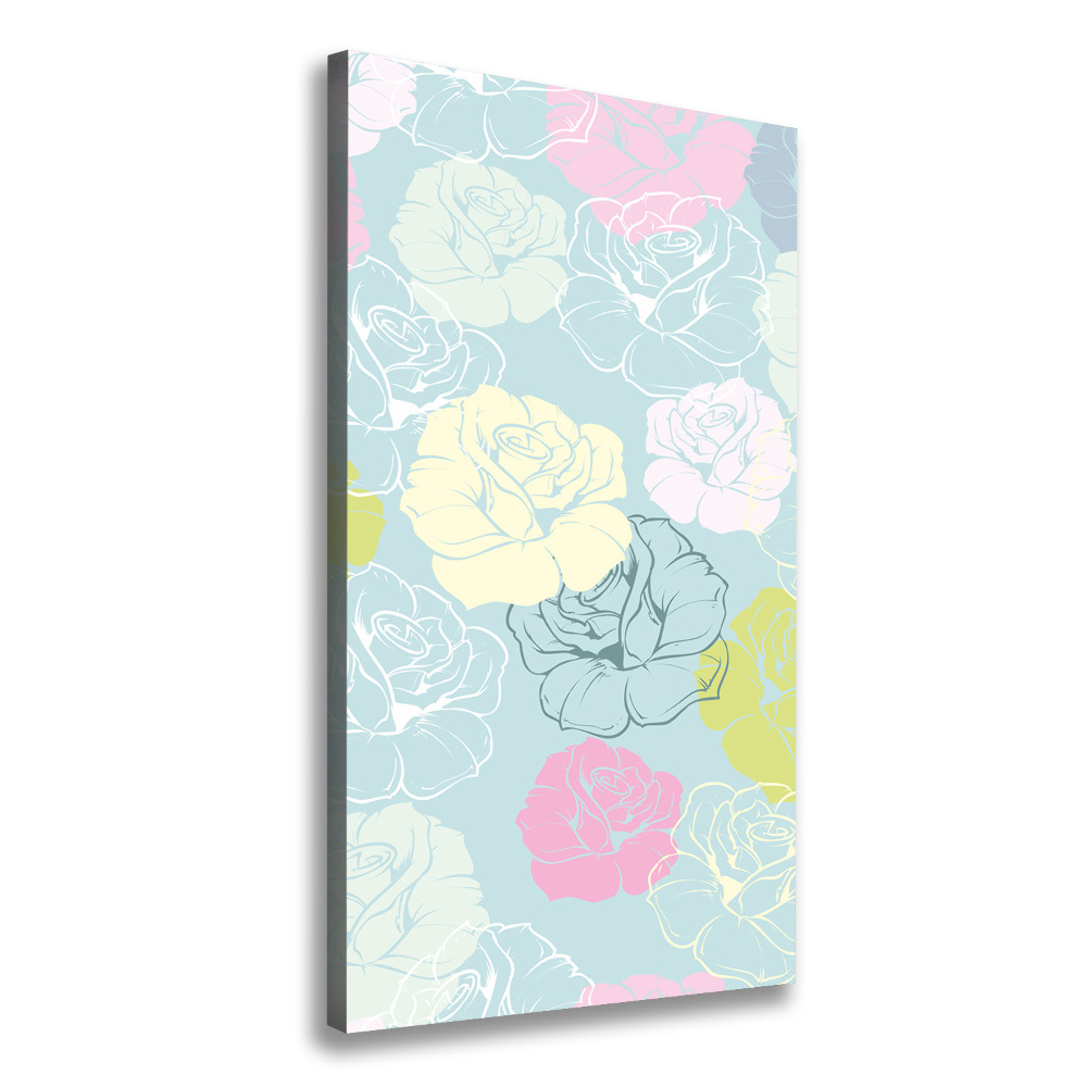 Tableau mural sur toile Roses fleurs