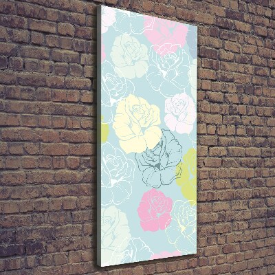 Tableau mural sur toile Roses fleurs