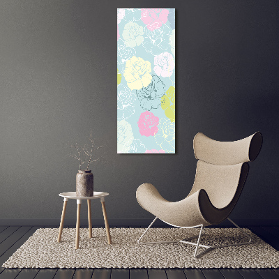 Tableau mural sur toile Roses fleurs