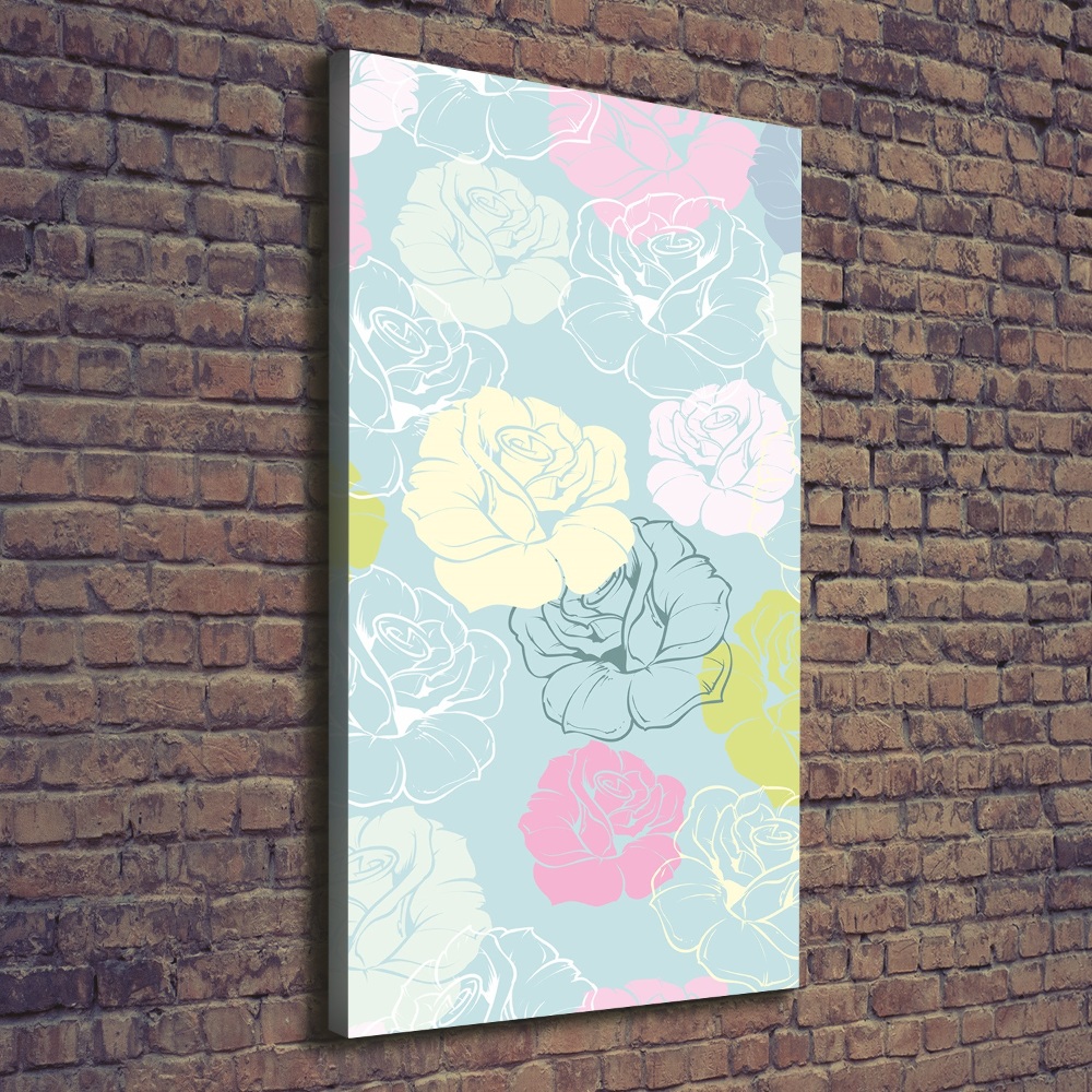 Tableau mural sur toile Roses fleurs