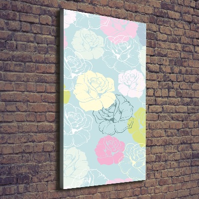 Tableau mural sur toile Roses fleurs