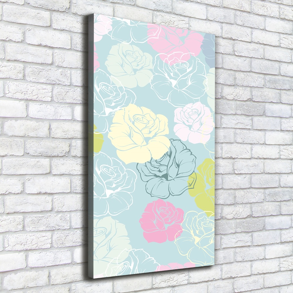 Tableau mural sur toile Roses fleurs