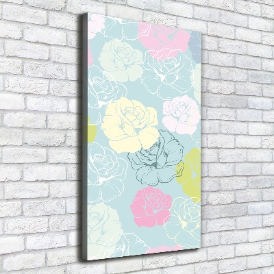 Tableau mural sur toile Roses fleurs