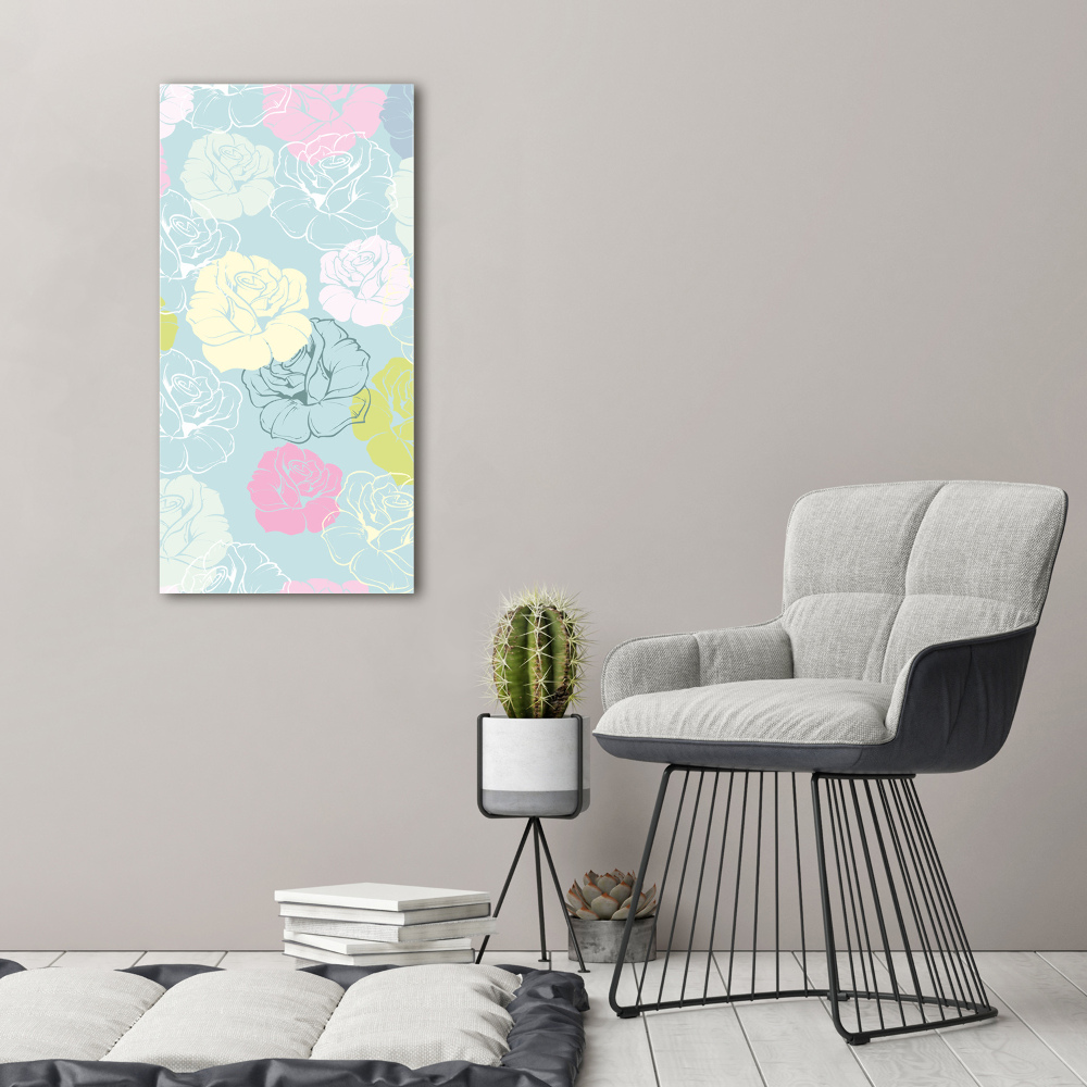 Tableau mural sur toile Roses fleurs