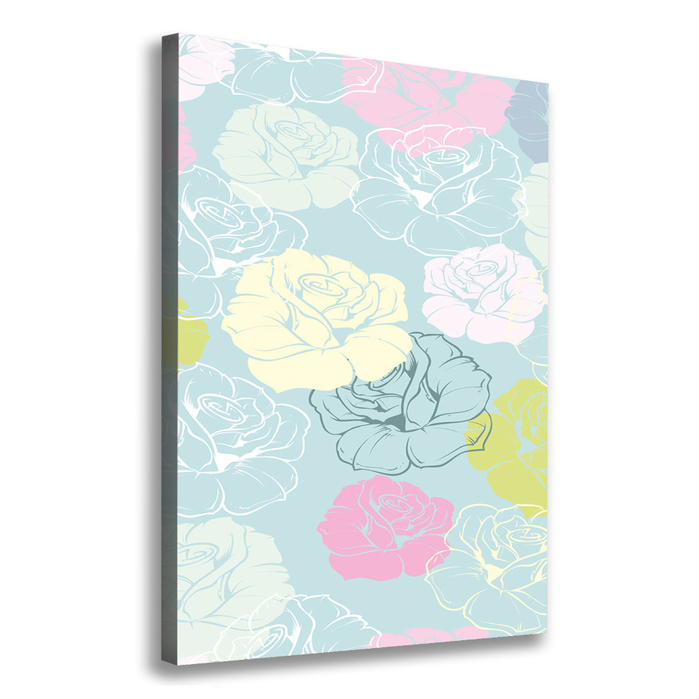 Tableau mural sur toile Roses fleurs